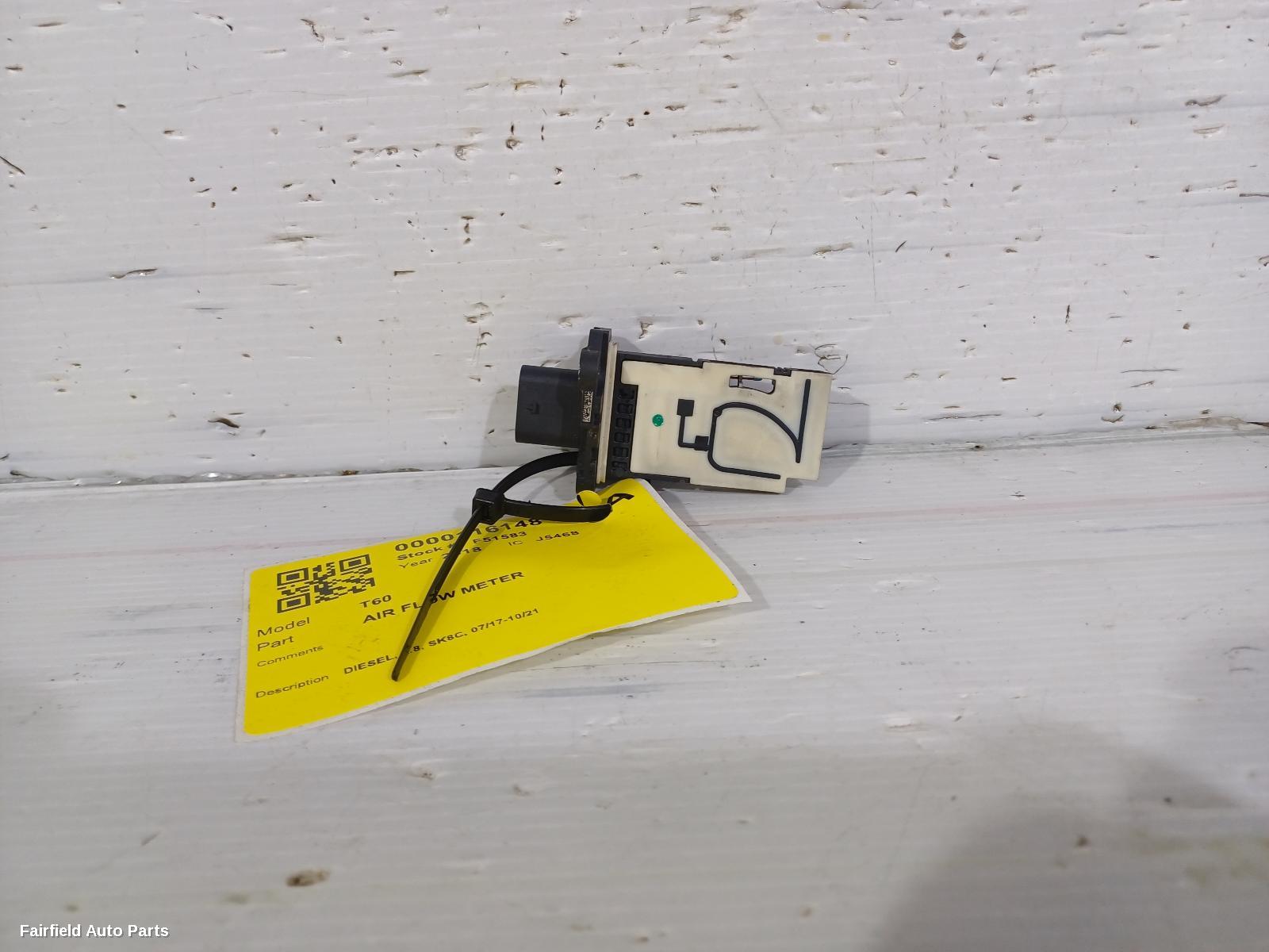 2017-2021 Ldv T60 Air Flow Meter