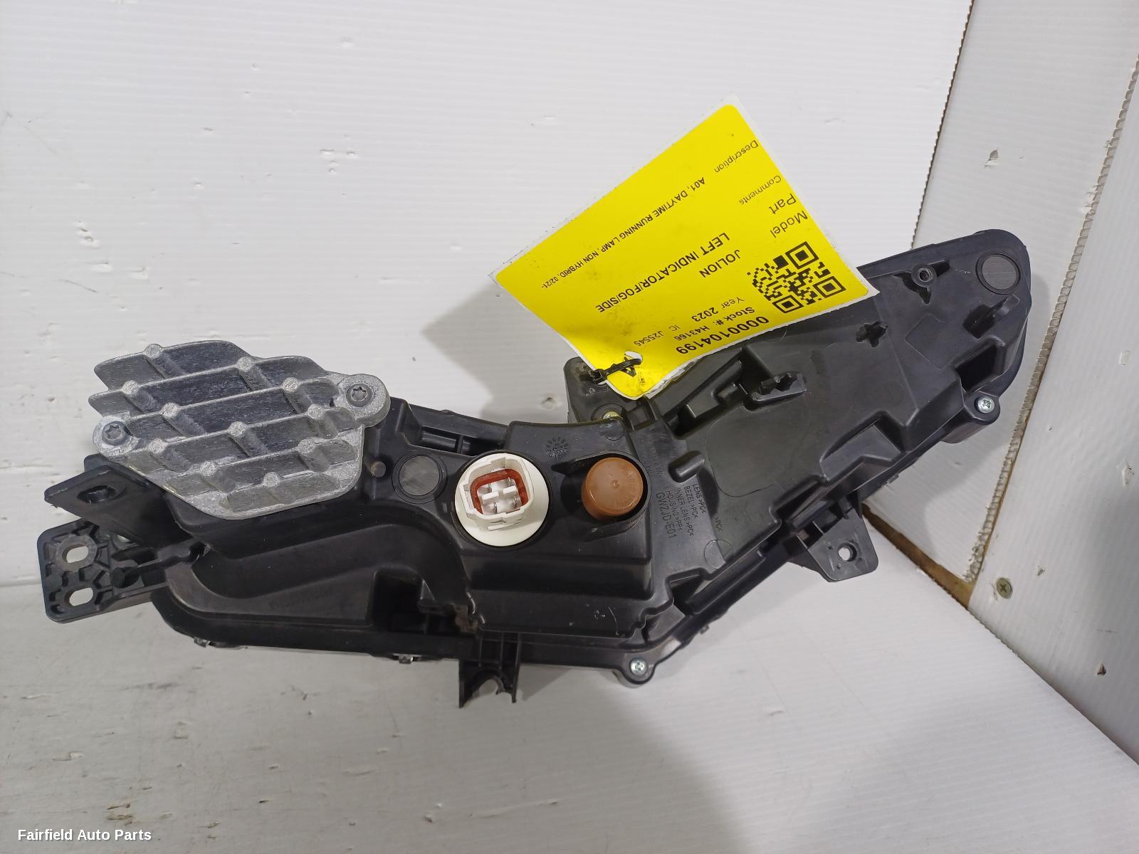 2021-2024 Haval Jolion Left Indicator Fog Side