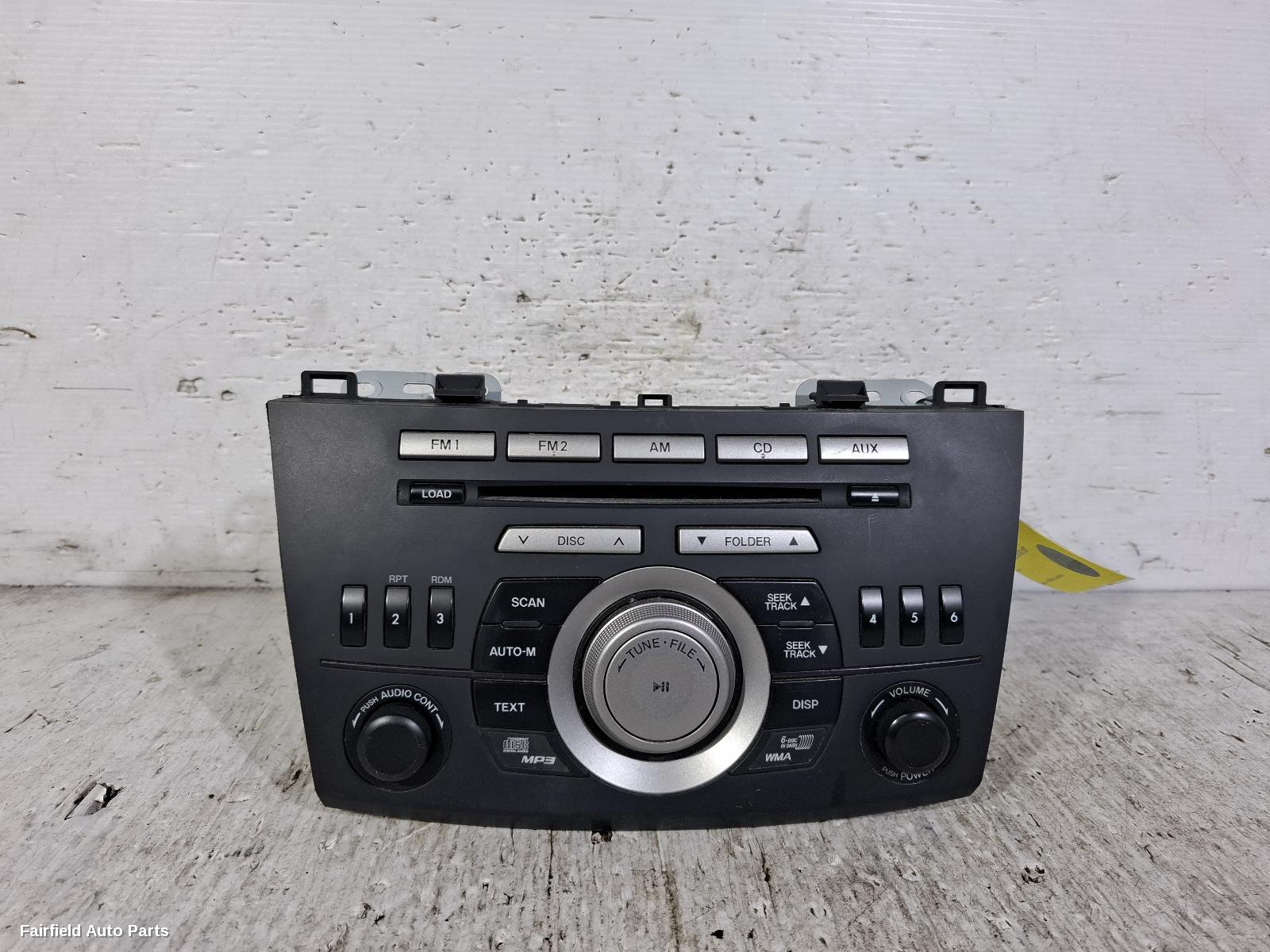 2009-2013 Mazda 3 Radio Cd Dvd Sat Tv