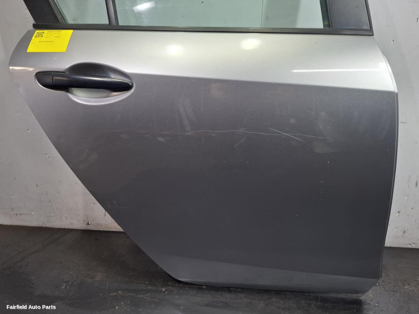 2009-2013 Mazda 3 Right Rear Door Sliding