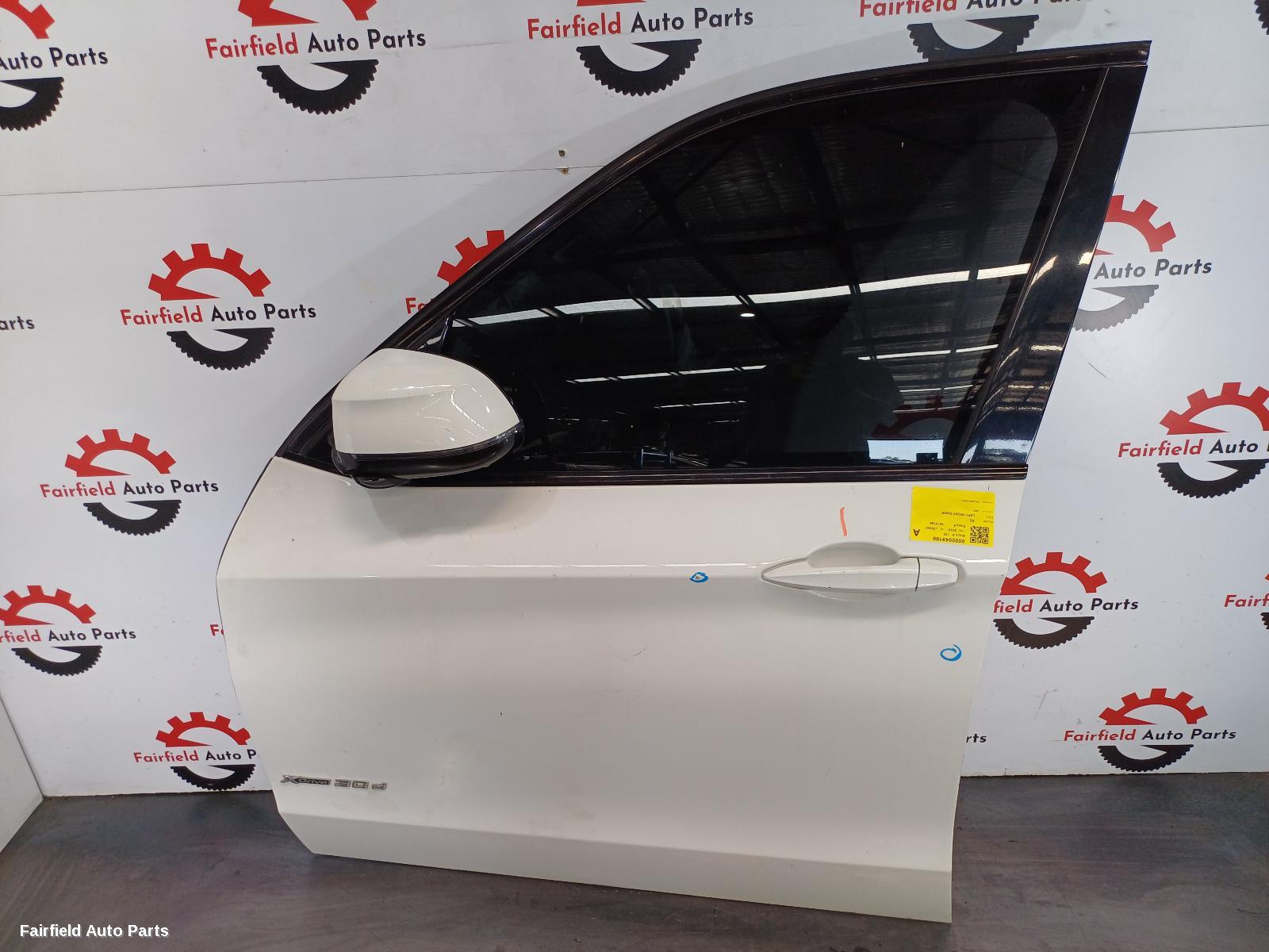 2013-2018 Bmw X5 Left Front Door