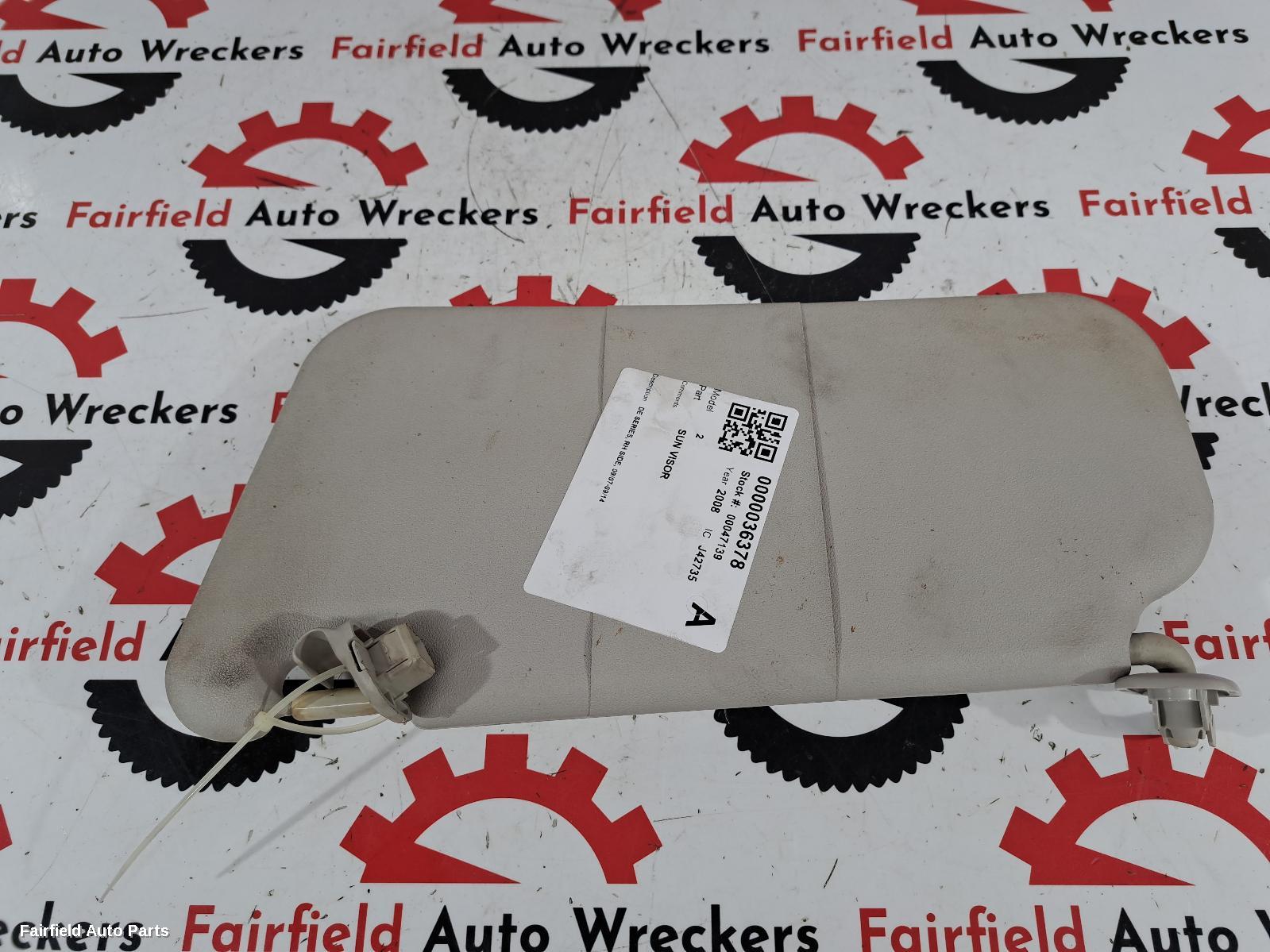 2007-2014 Mazda 2 Sunvisor