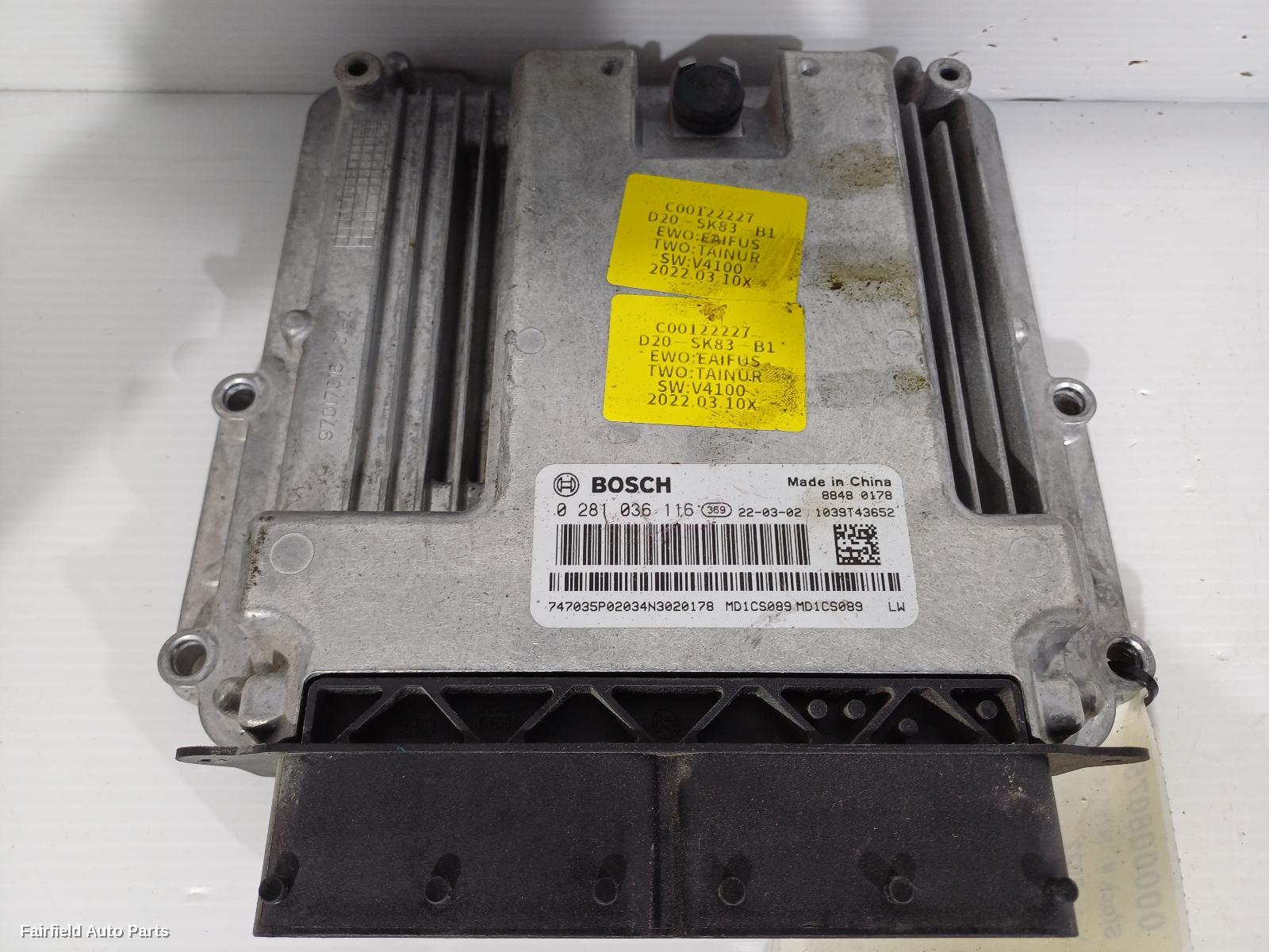 2021-2025 Ldv T60 Ecu