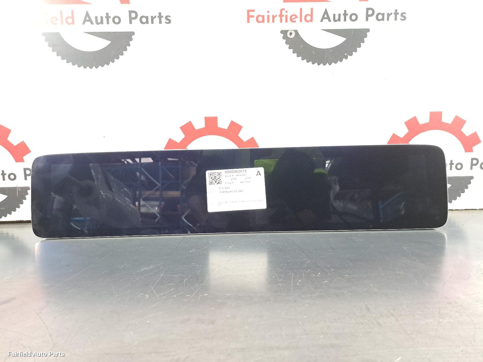 2016-2023 Mercedes E Class Radio Cd Dvd Sat Tv
