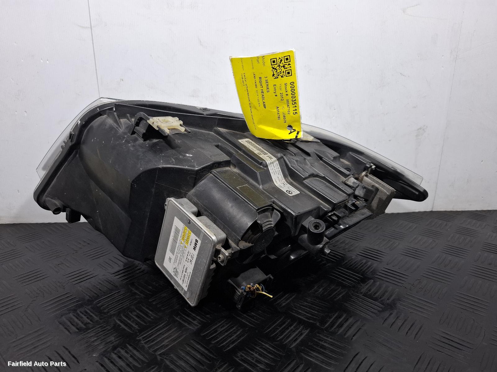 2008-2013 Bmw 3 Series Right Headlamp