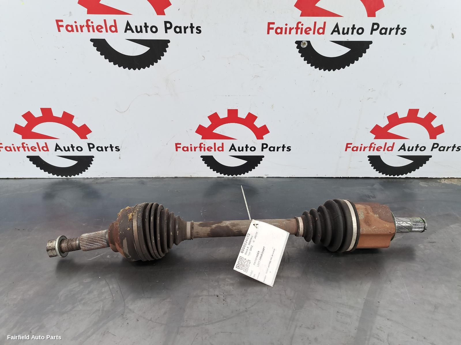 2013-2021 Nissan Pathfinder Left Driveshaft
