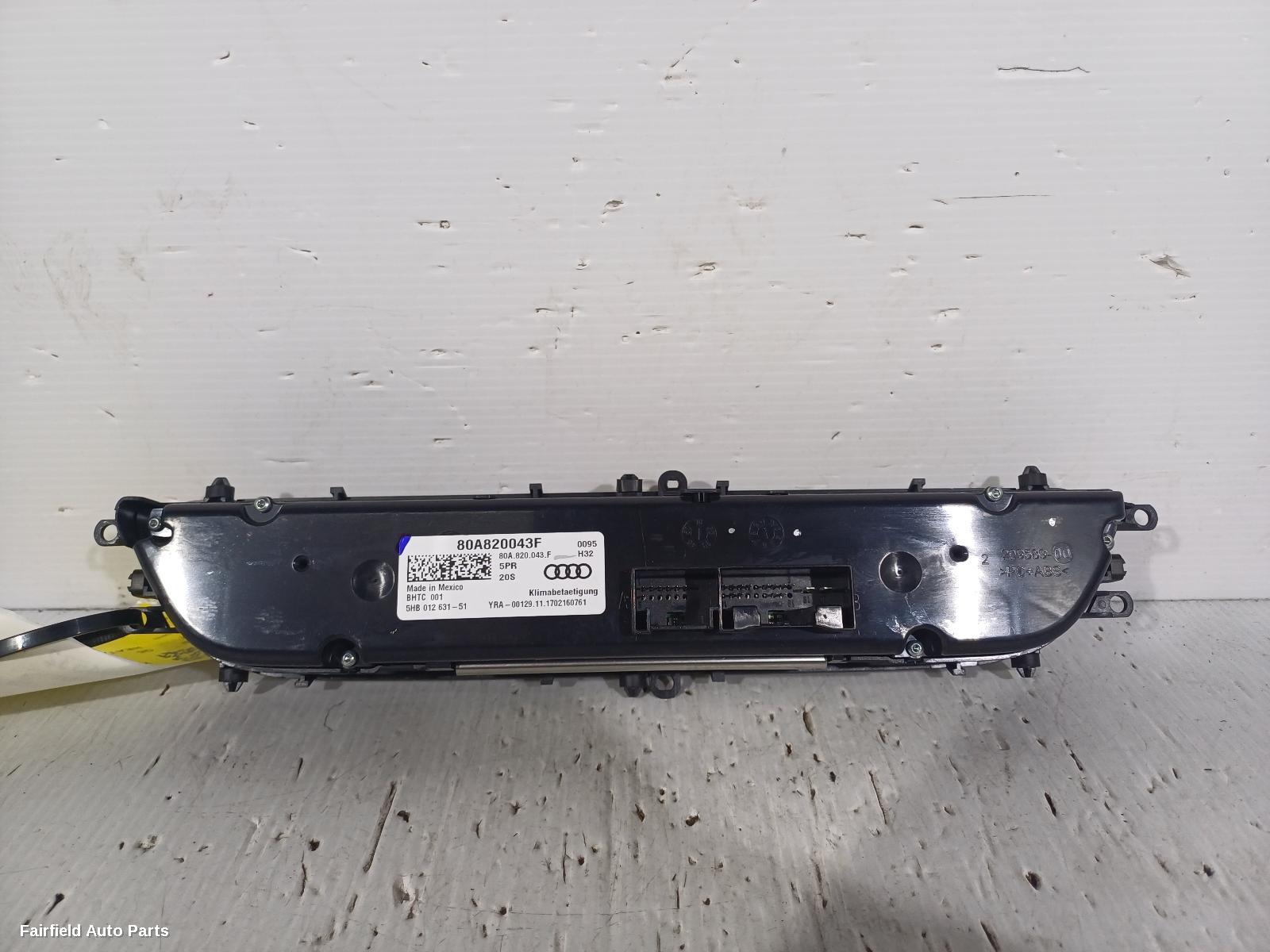 2017-2025 Audi Q5 Heater Ac Controls