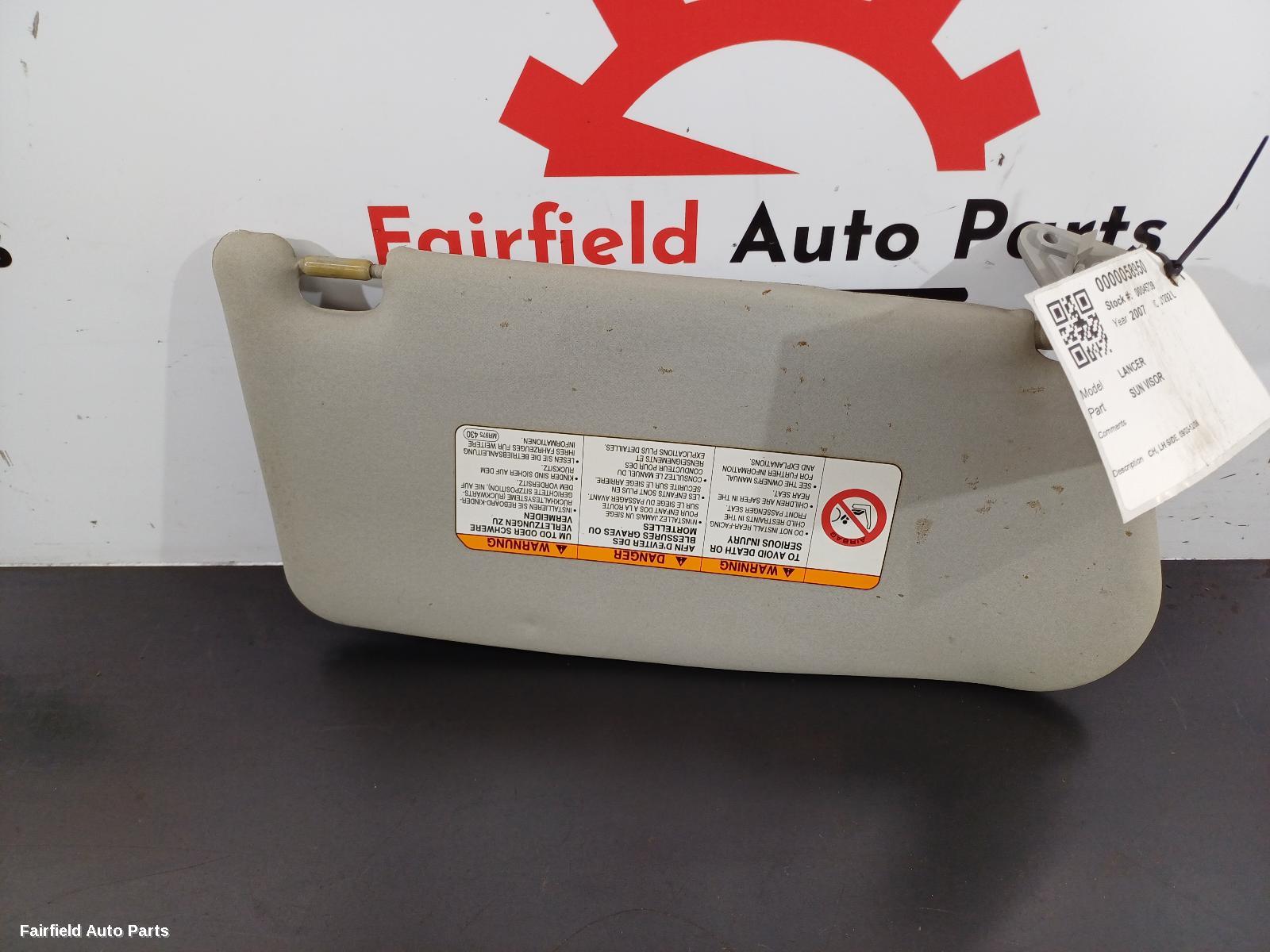 2003-2008 Mitsubishi Lancer Sunvisor
