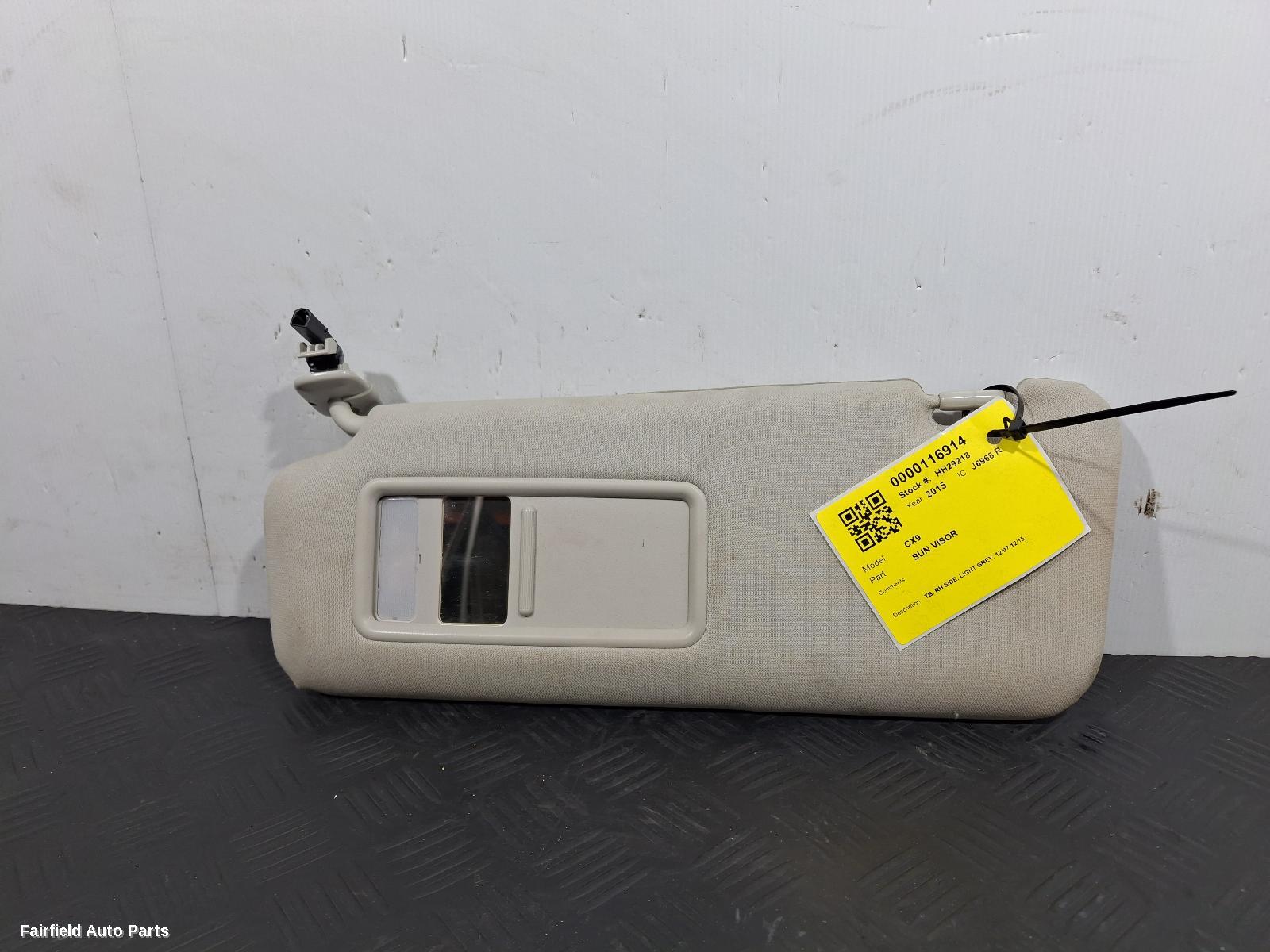 2007-2015 Mazda Cx9 Sunvisor