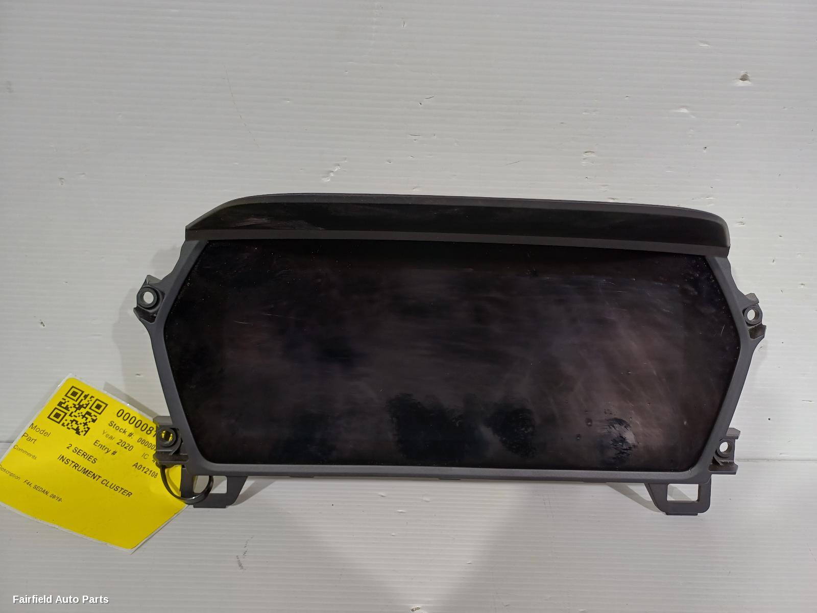 2019-2024 Bmw 2 Series Instrument Cluster
