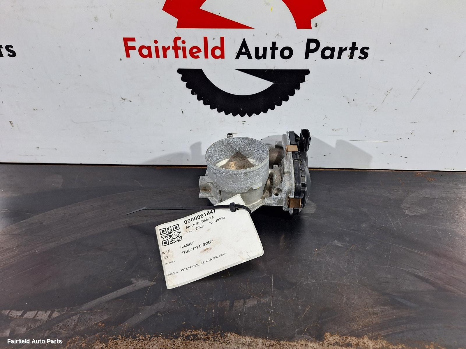 2017-2024 Toyota Camry Throttle Body