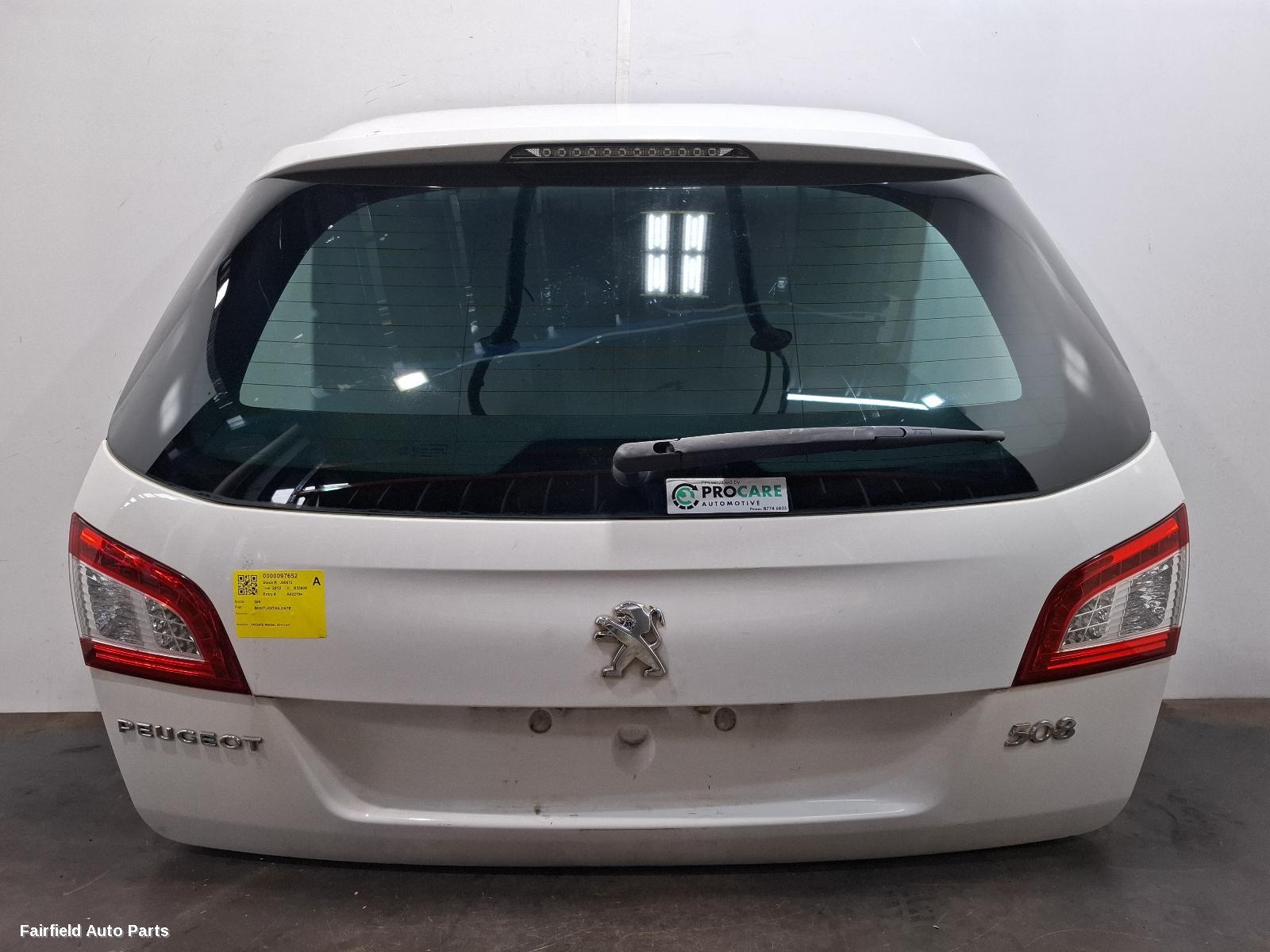 2011-2017 Peugeot 508 Bootlid Tailgate