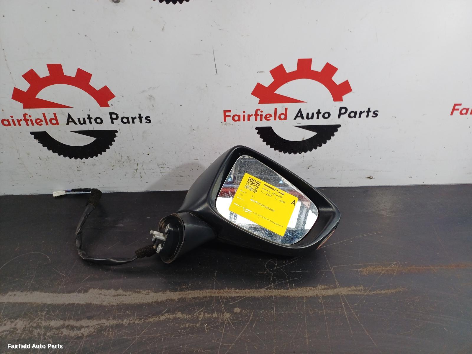 2012-2014 Mazda 6 Right Door Mirror