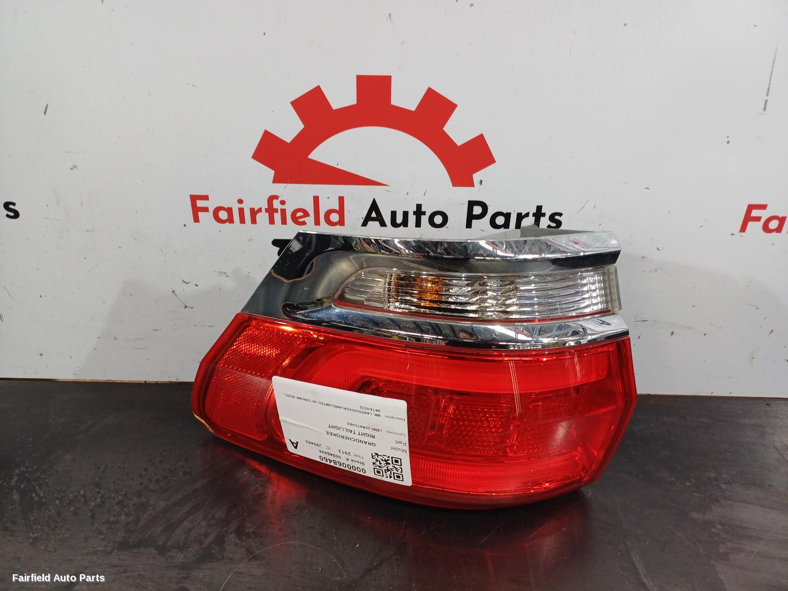 2013-2022 Jeep Grandcherokee Right Taillight