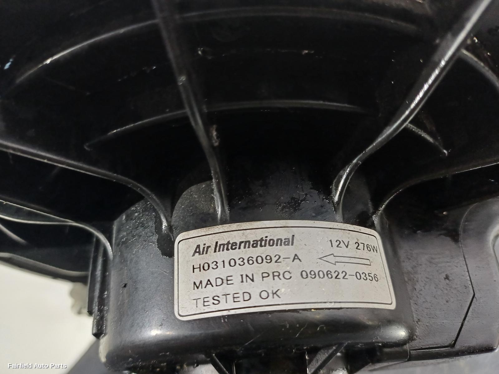 2006-2013 Holden Commodore Heater Fan Motor