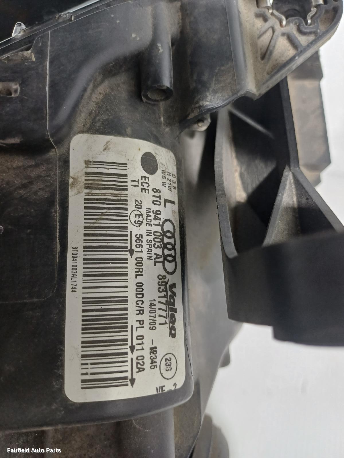 2007-2012 Audi A5 Left Headlamp