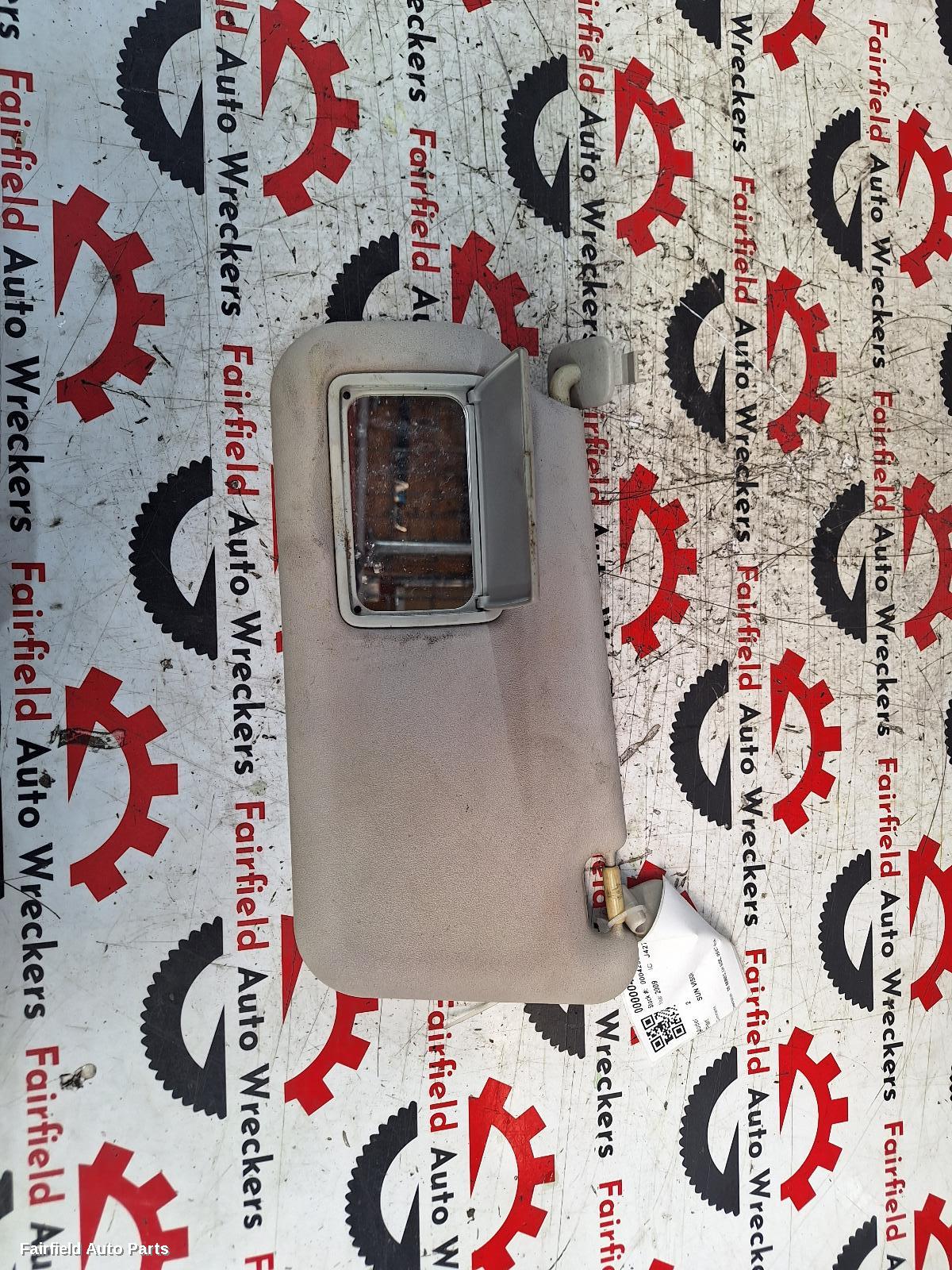 2007-2014 Mazda 2 Sunvisor