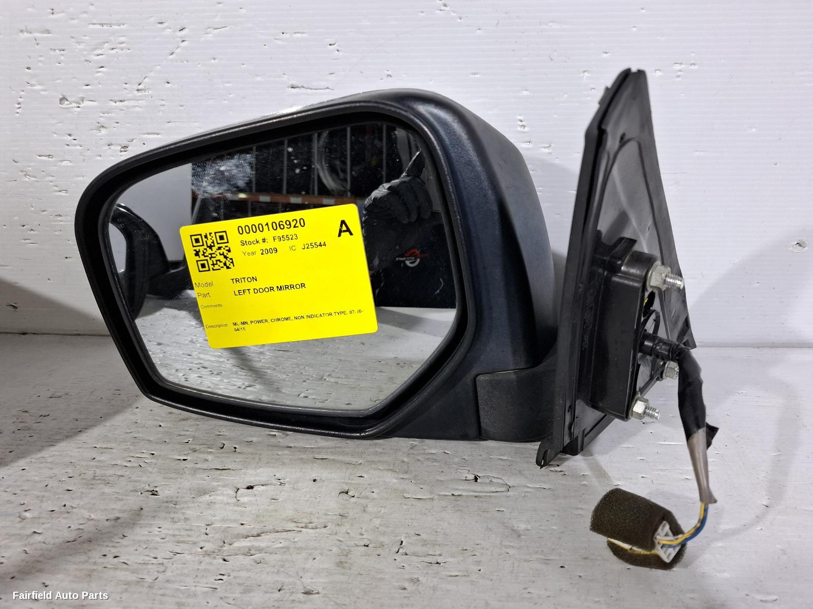 2006-2015 Mitsubishi Triton Left Door Mirror