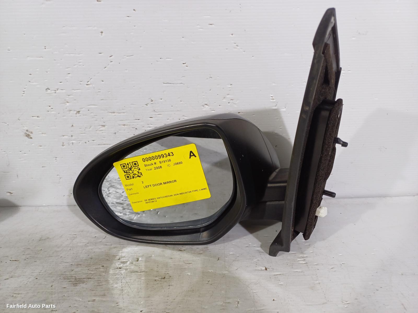 2007-2014 Mazda 2 Left Door Mirror
