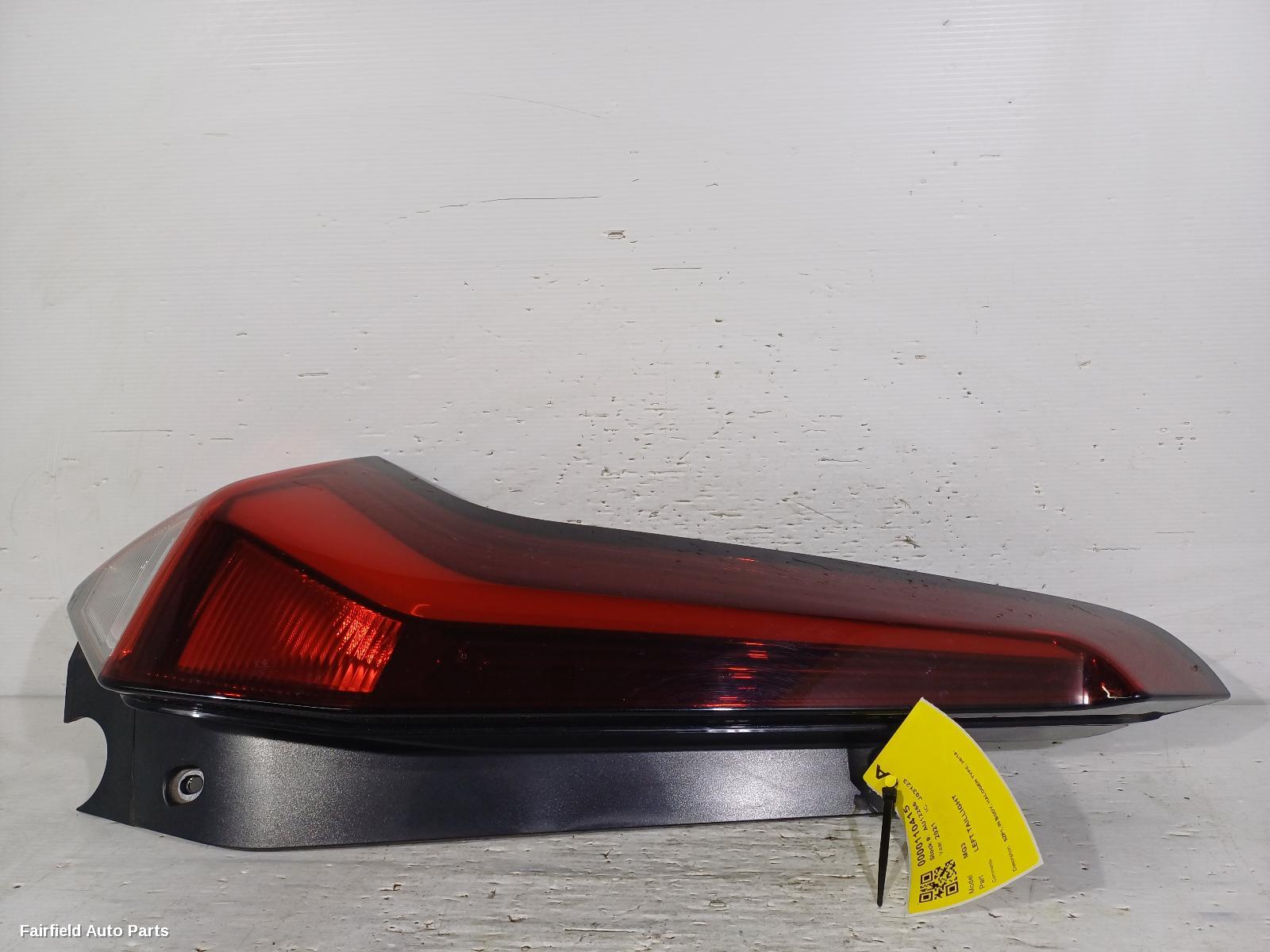 2018-2024 Mg Mg3 Left Taillight