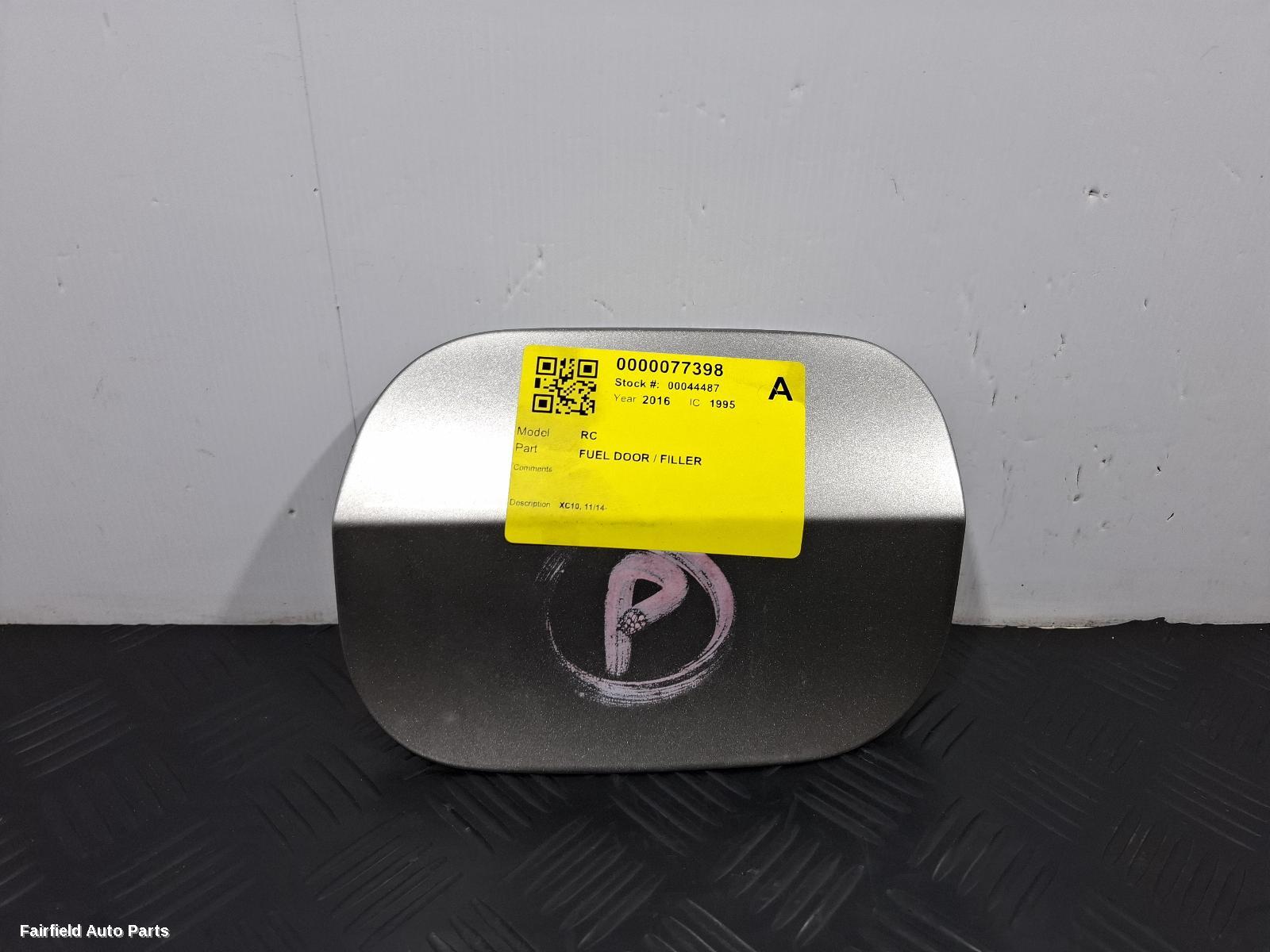 2014-2025 Lexus Rc Fuel Door   Filler