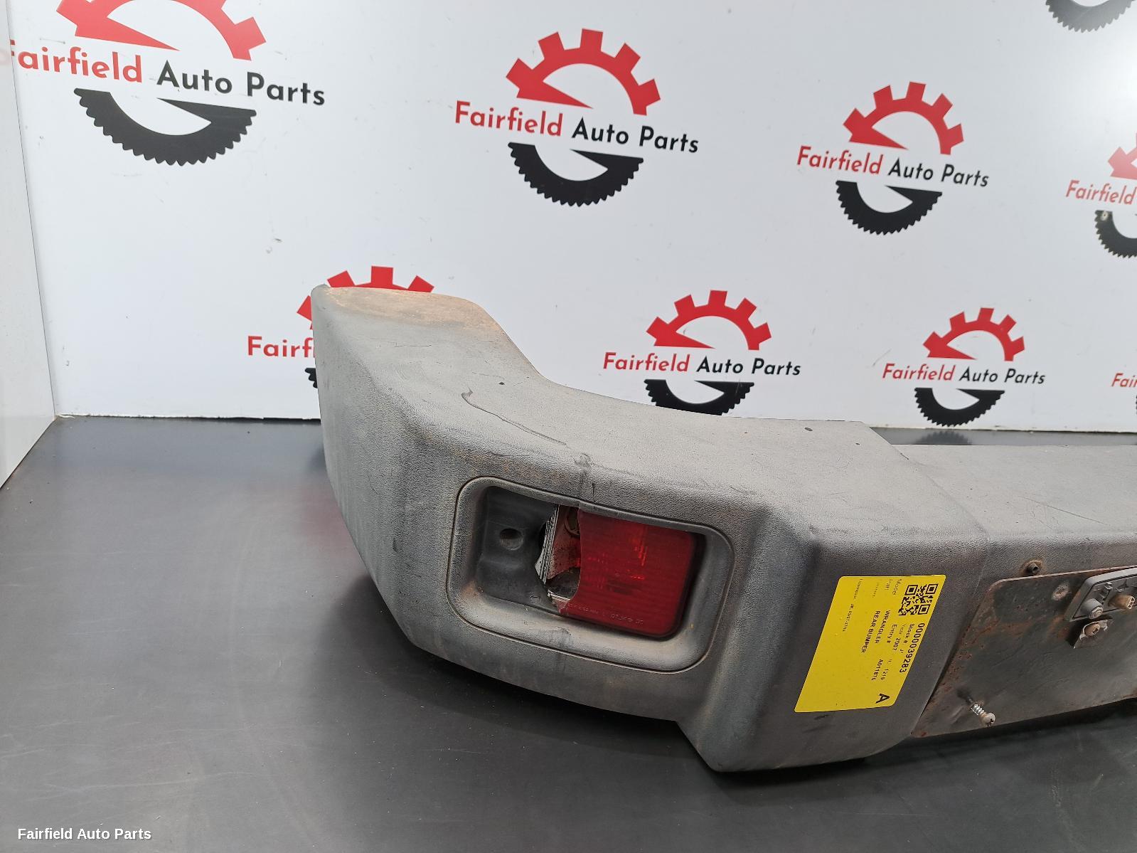 2006-2018 Jeep Wrangler Rear Bumper