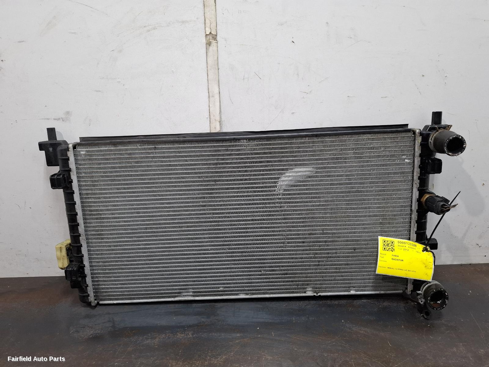 2011-2015 Skoda Fabia Radiator