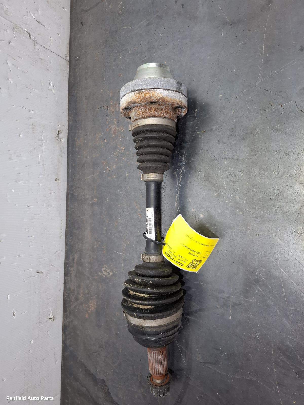 2010-2018 Porsche Cayenne Left Driveshaft