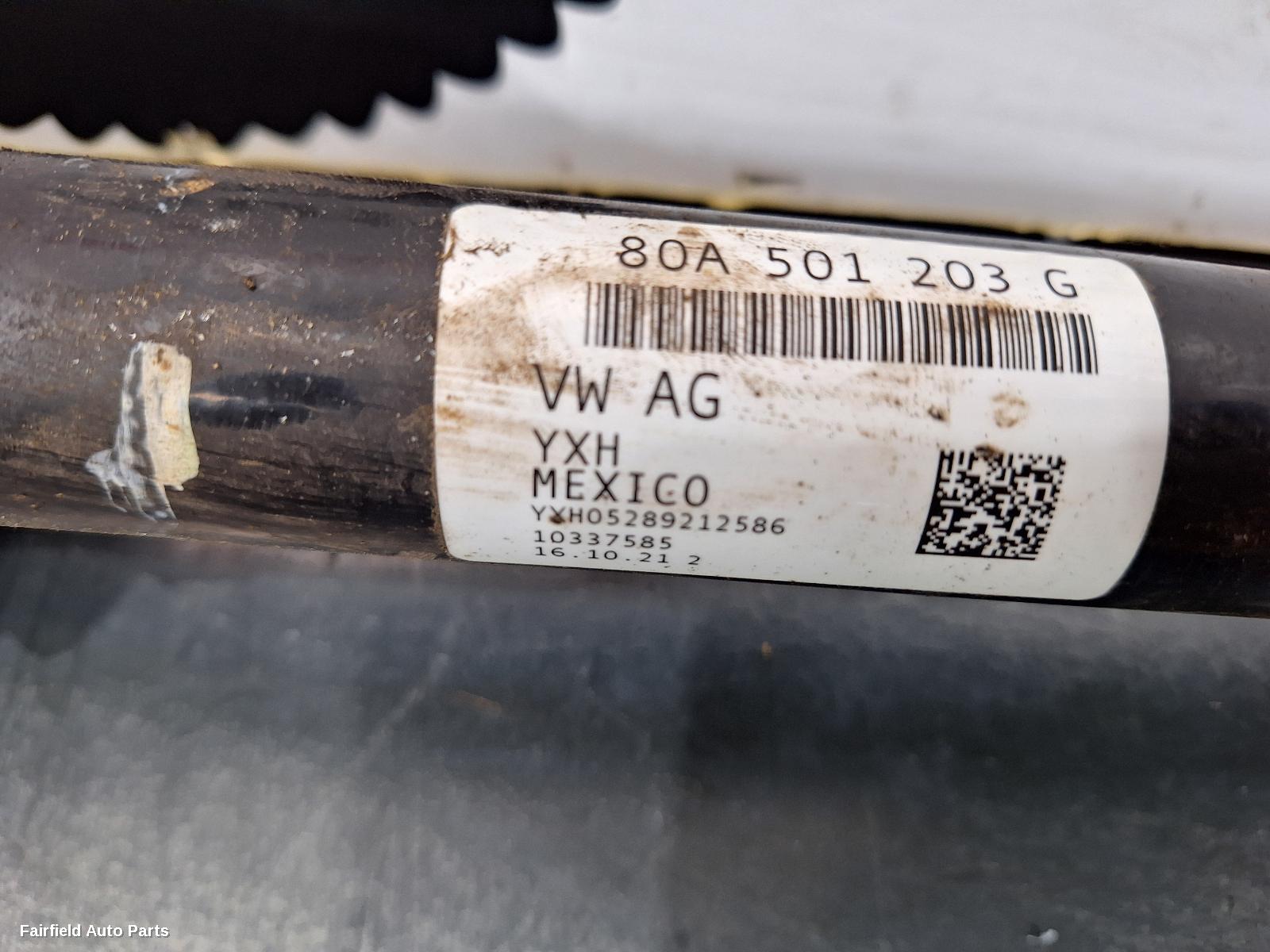 2017-2025 Audi Q5 Right Driveshaft
