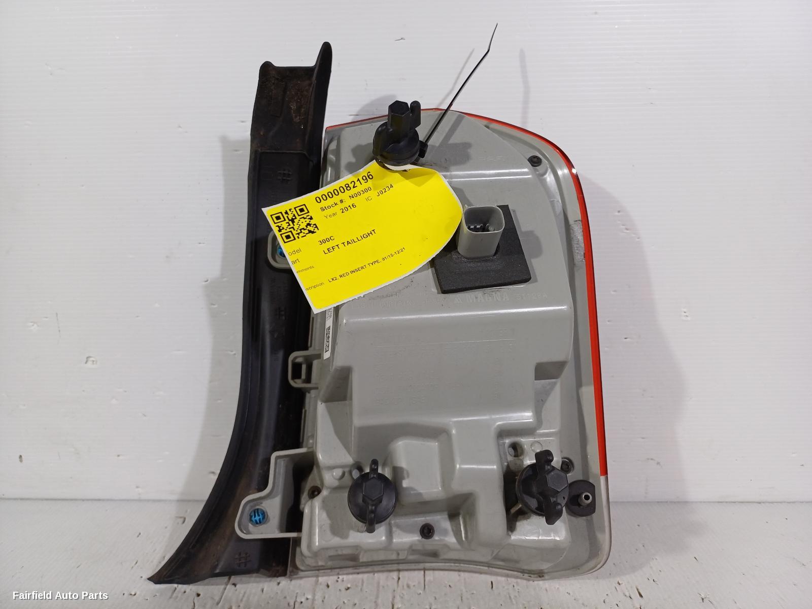 2015-2021 Chrysler 300c Left Taillight
