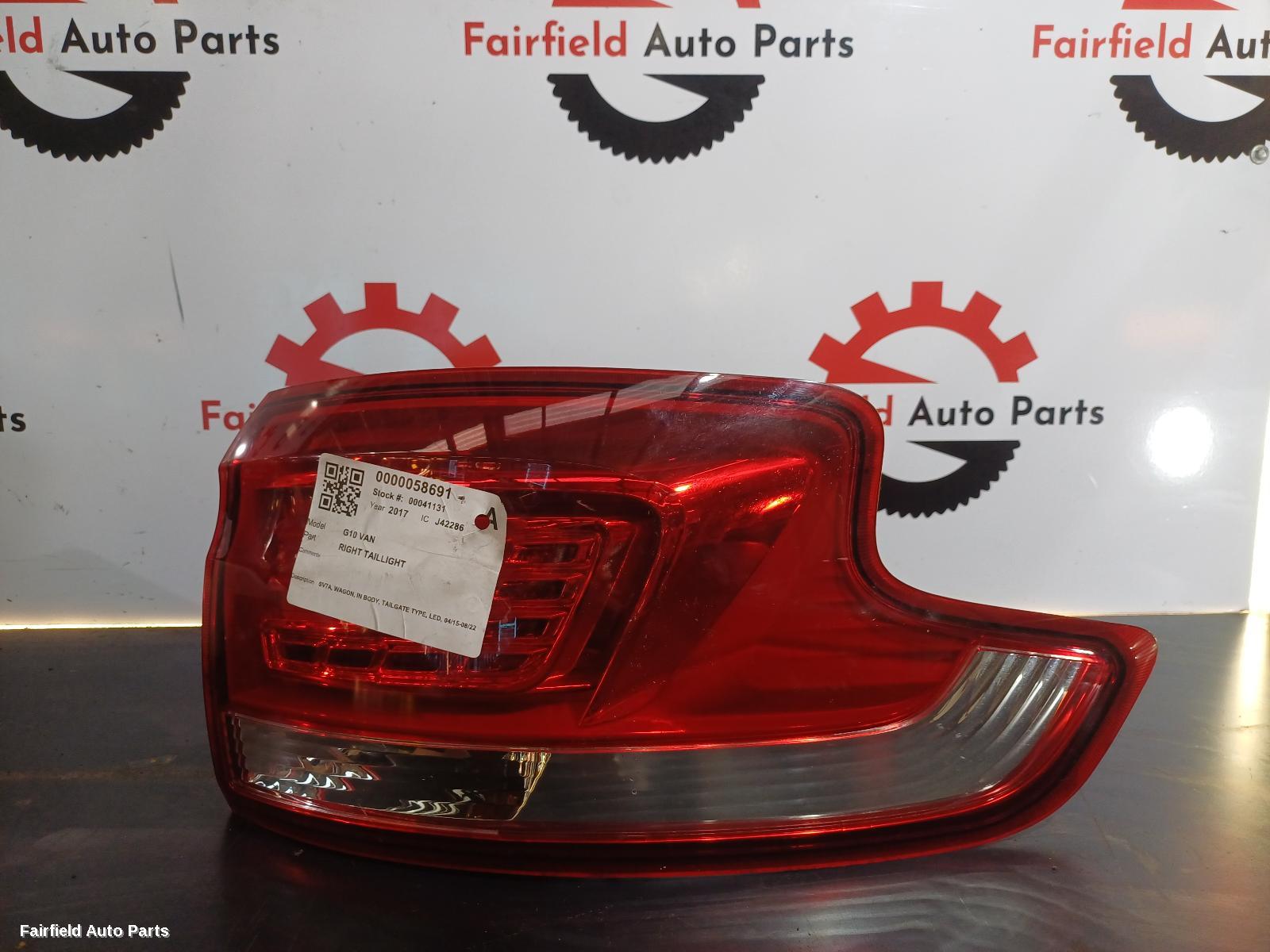 2015-2022 Ldv G10 Right Taillight