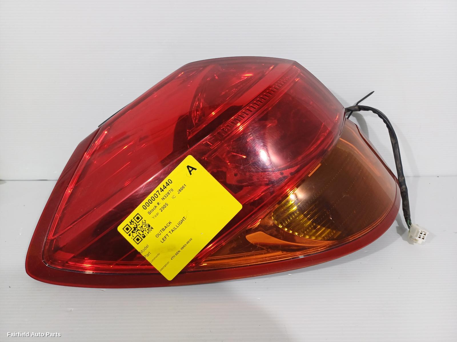 2003-2006 Subaru Outback Left Taillight