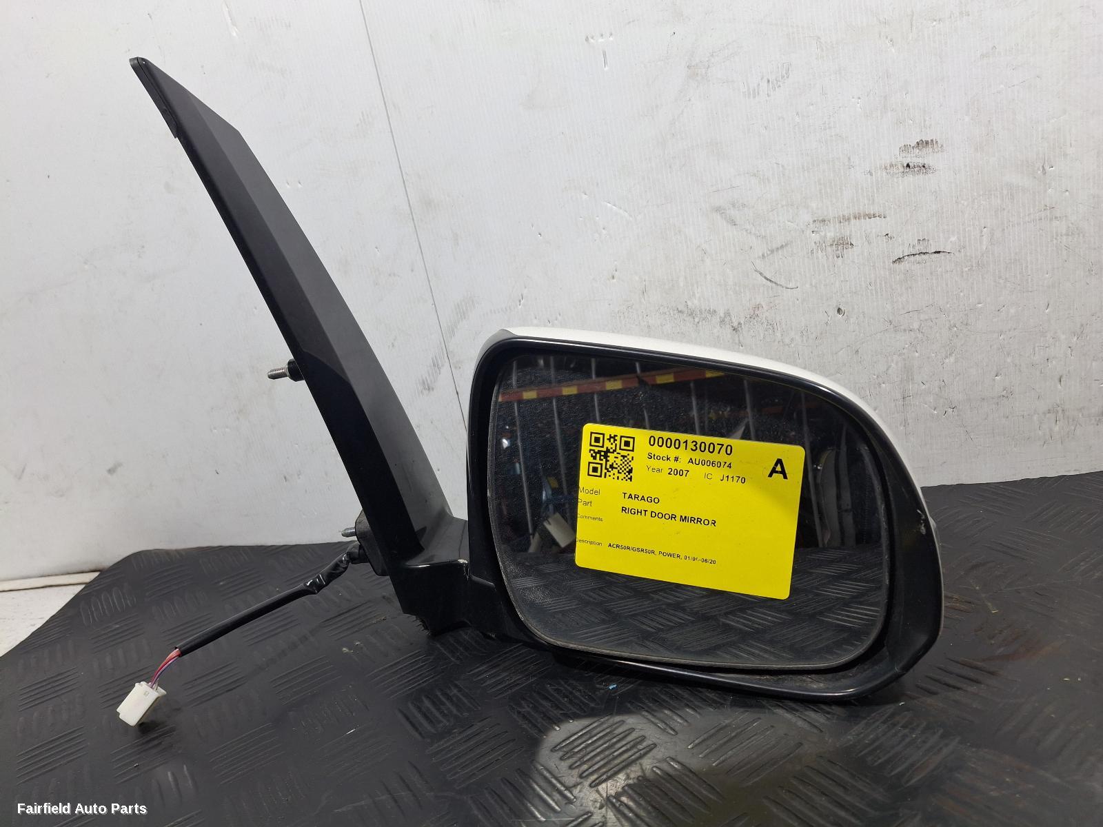 2006-2020 Toyota Tarago Right Door Mirror