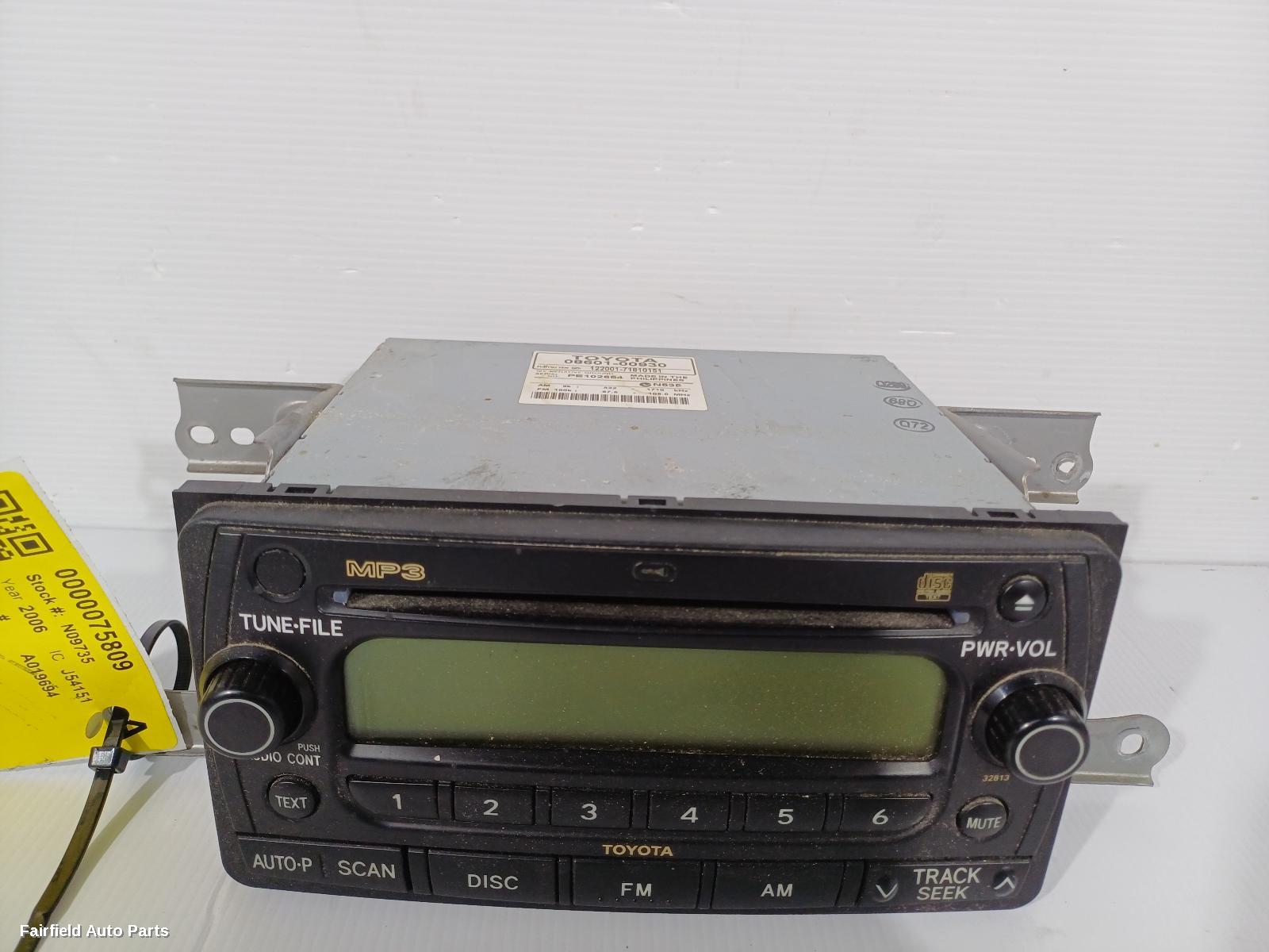 2006-2020 Toyota Tarago Radio Cd Dvd Sat Tv
