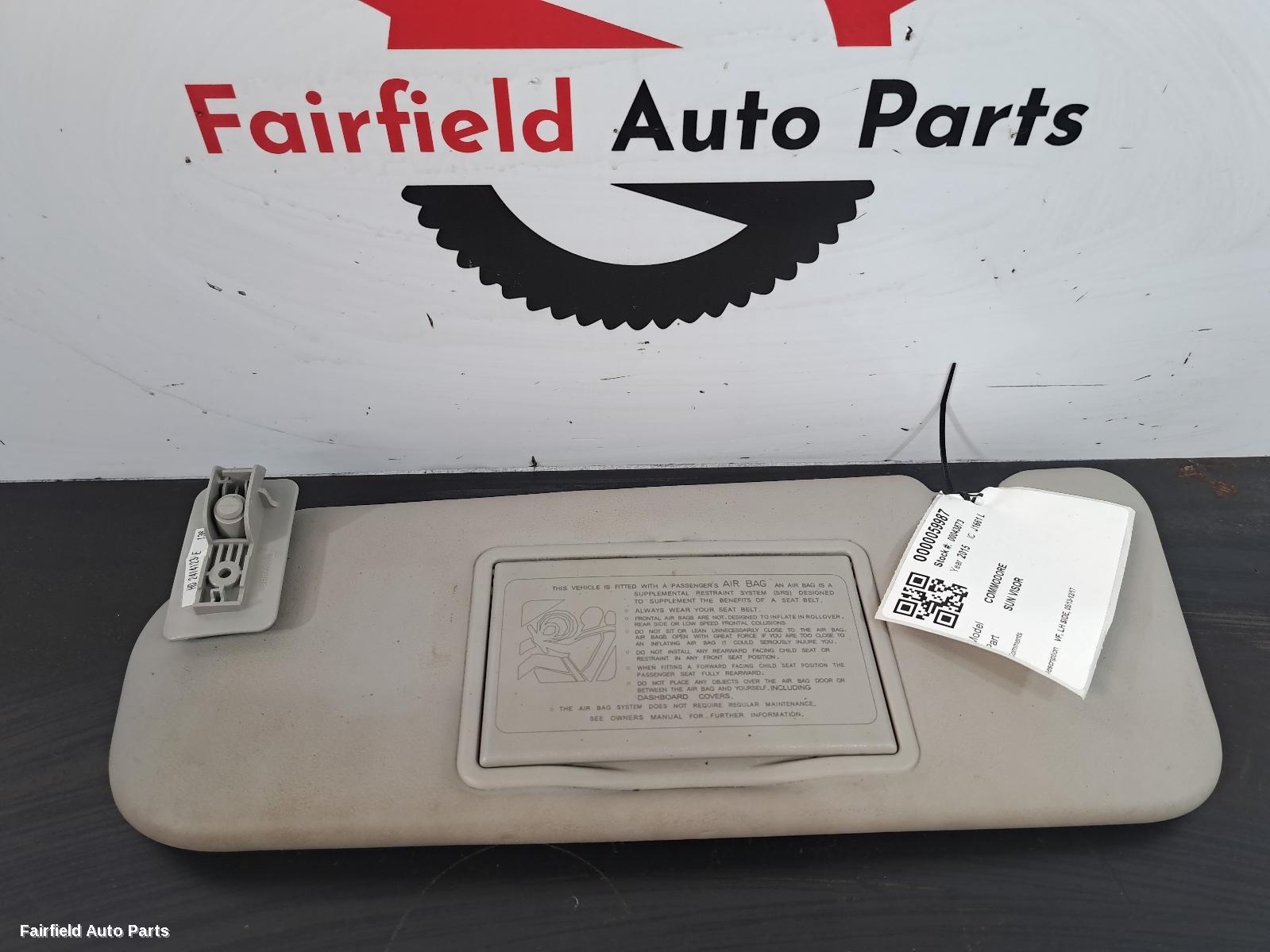 2013-2017 Holden Commodore Sunvisor