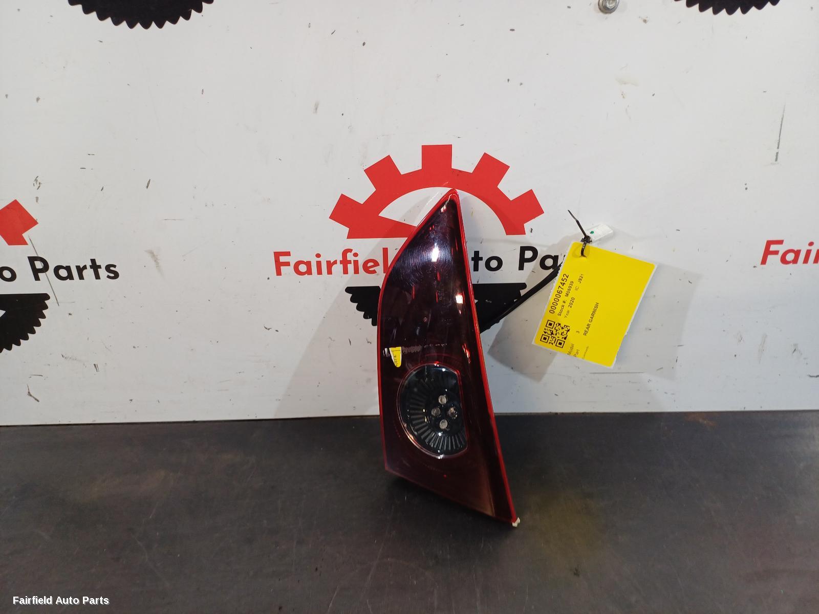 2019-2021 Mazda 3 Rear Garnish
