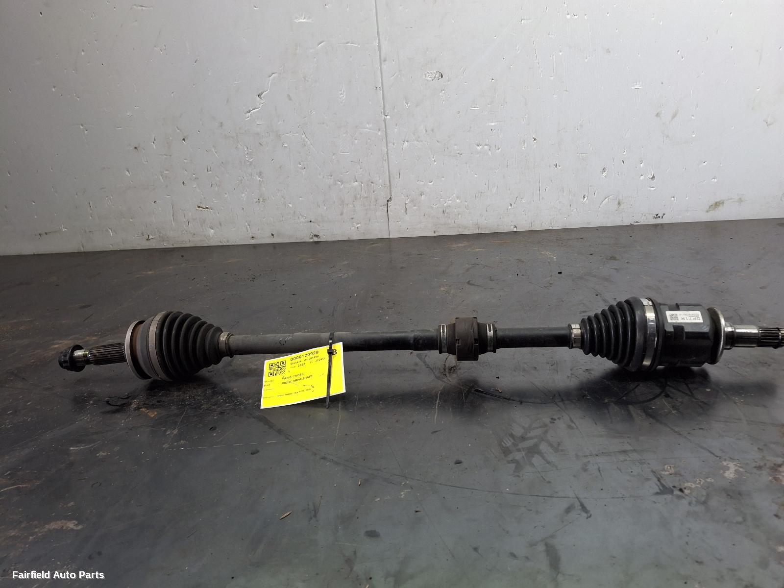 2020-2026 Toyota Yaris Cross Right Driveshaft