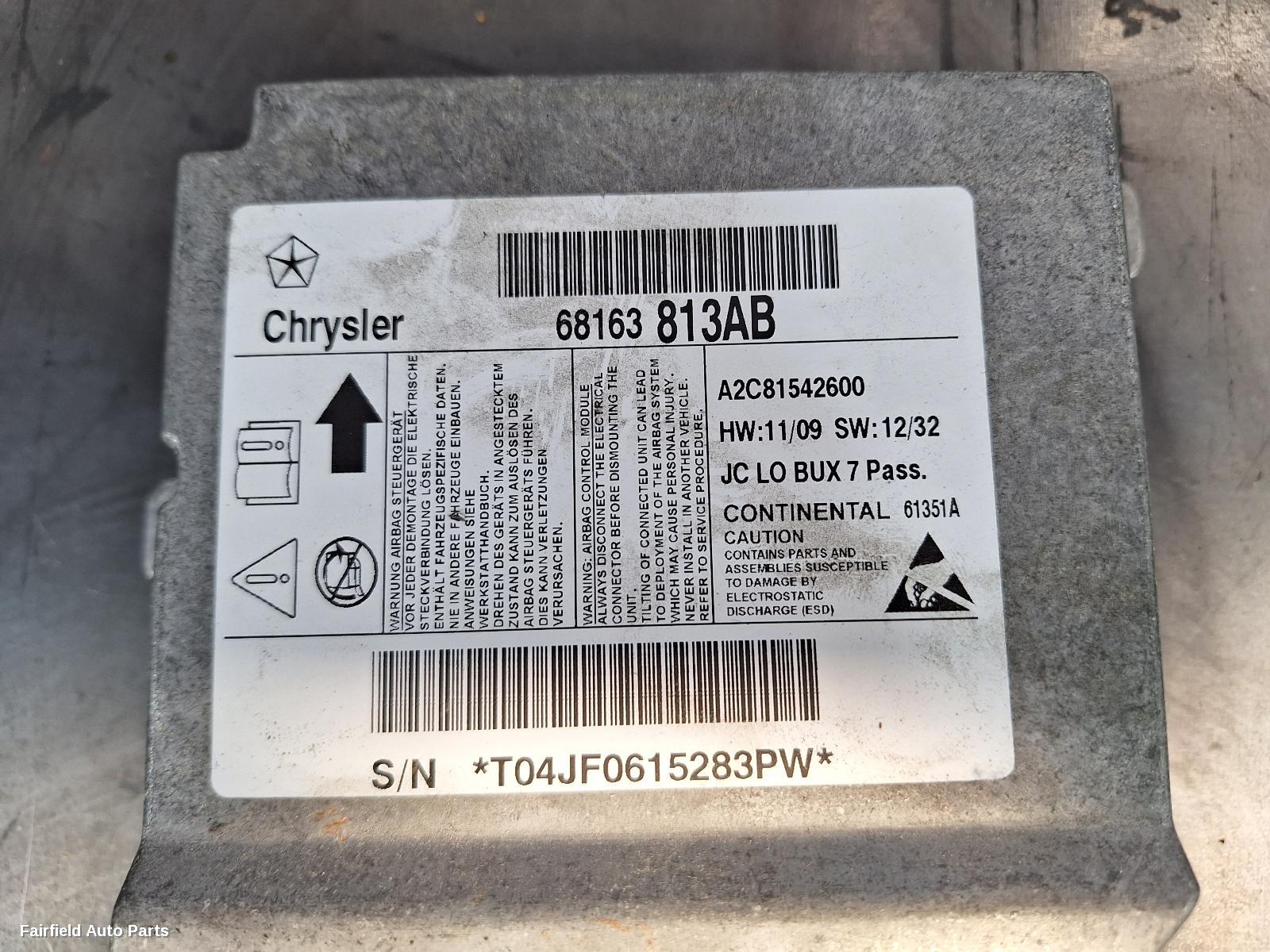 2013-2017 Fiat Freemont Airbag Module Sensor