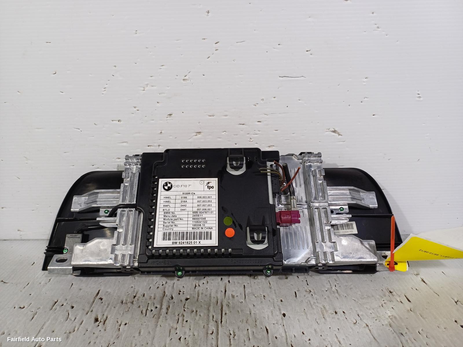2010-2012 Bmw 5 Series Radio Cd Dvd Sat Tv
