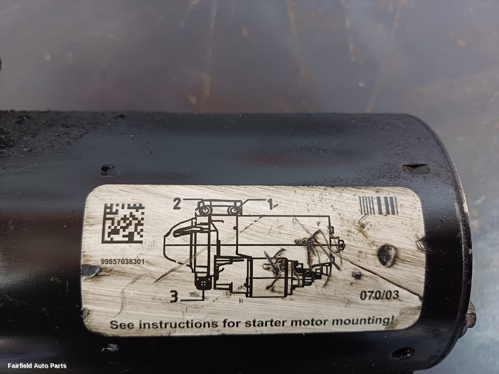 2011-2015 Bmw 1 Series Starter