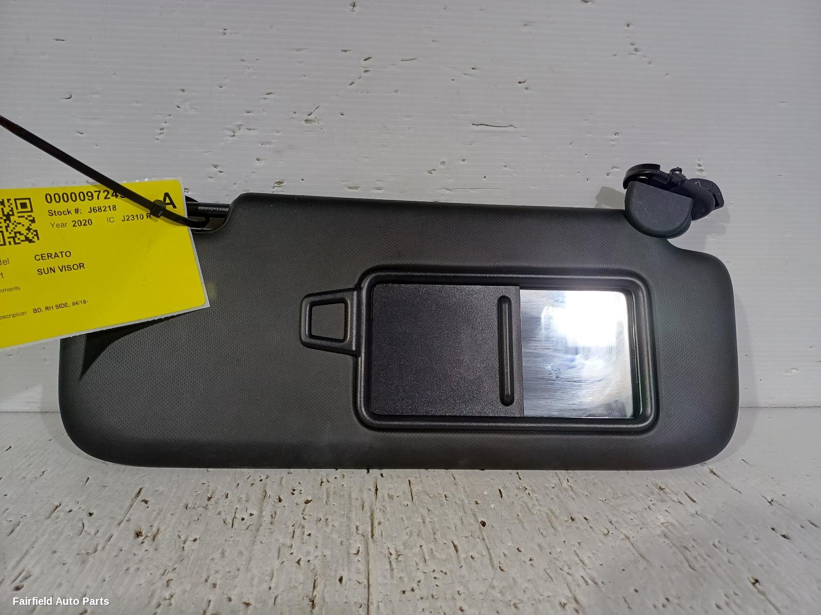2018-2024 Kia Cerato Sunvisor