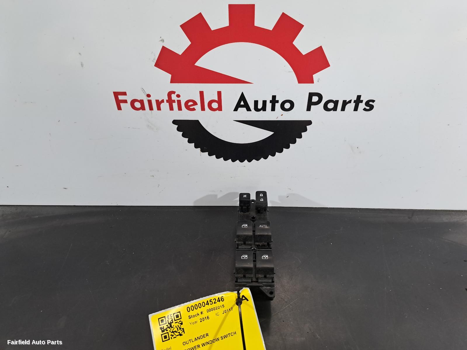 2015-2018 Mitsubishi Outlander Pwr Dr Wind Switch