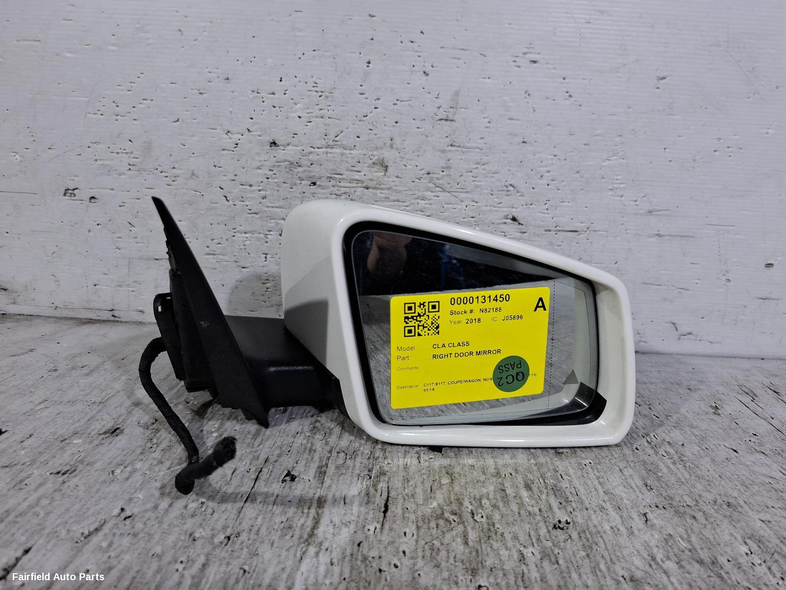 2016-2019 Mercedes Cla Class Right Door Mirror