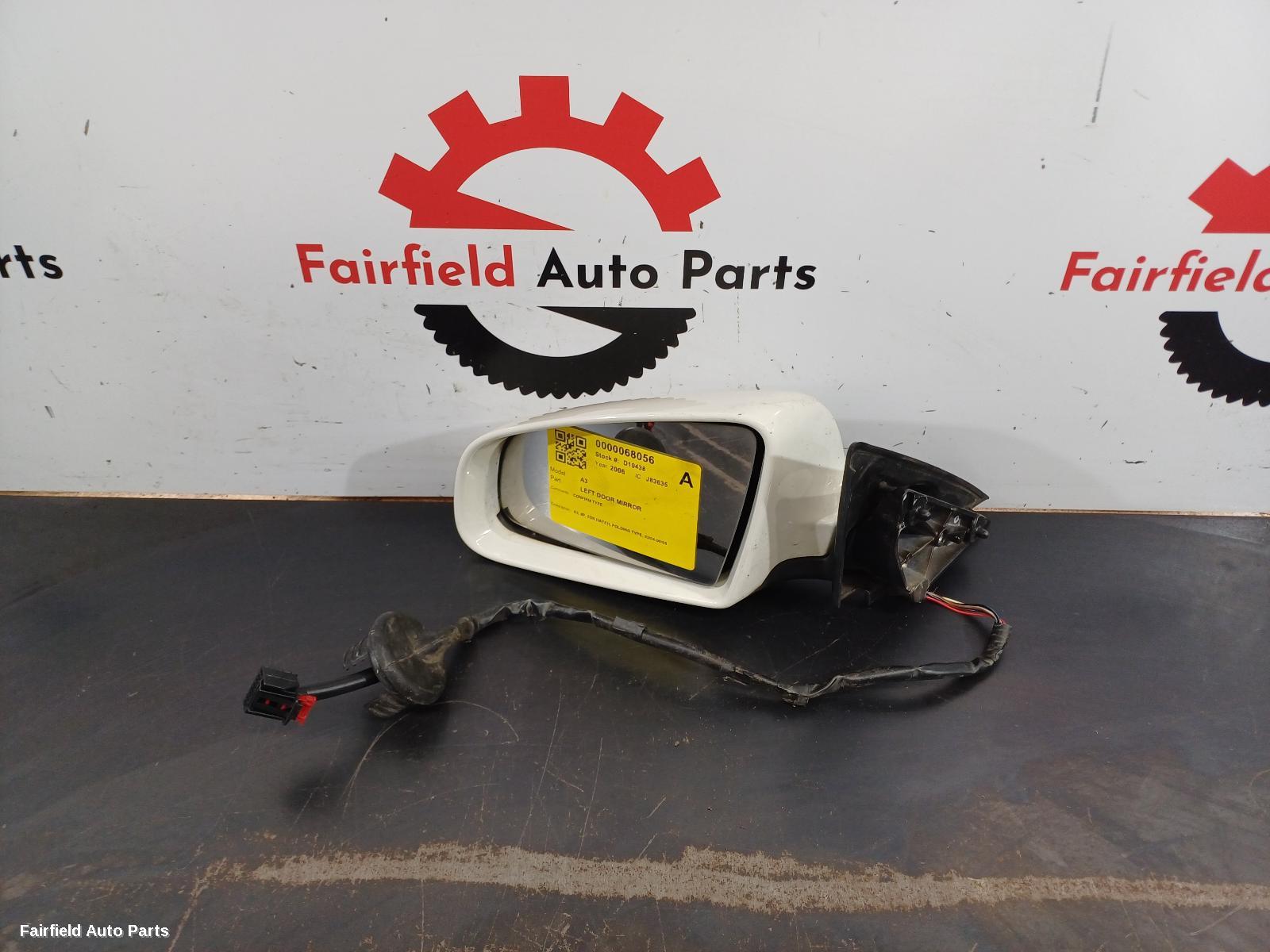 2004-2008 Audi A3 Left Door Mirror