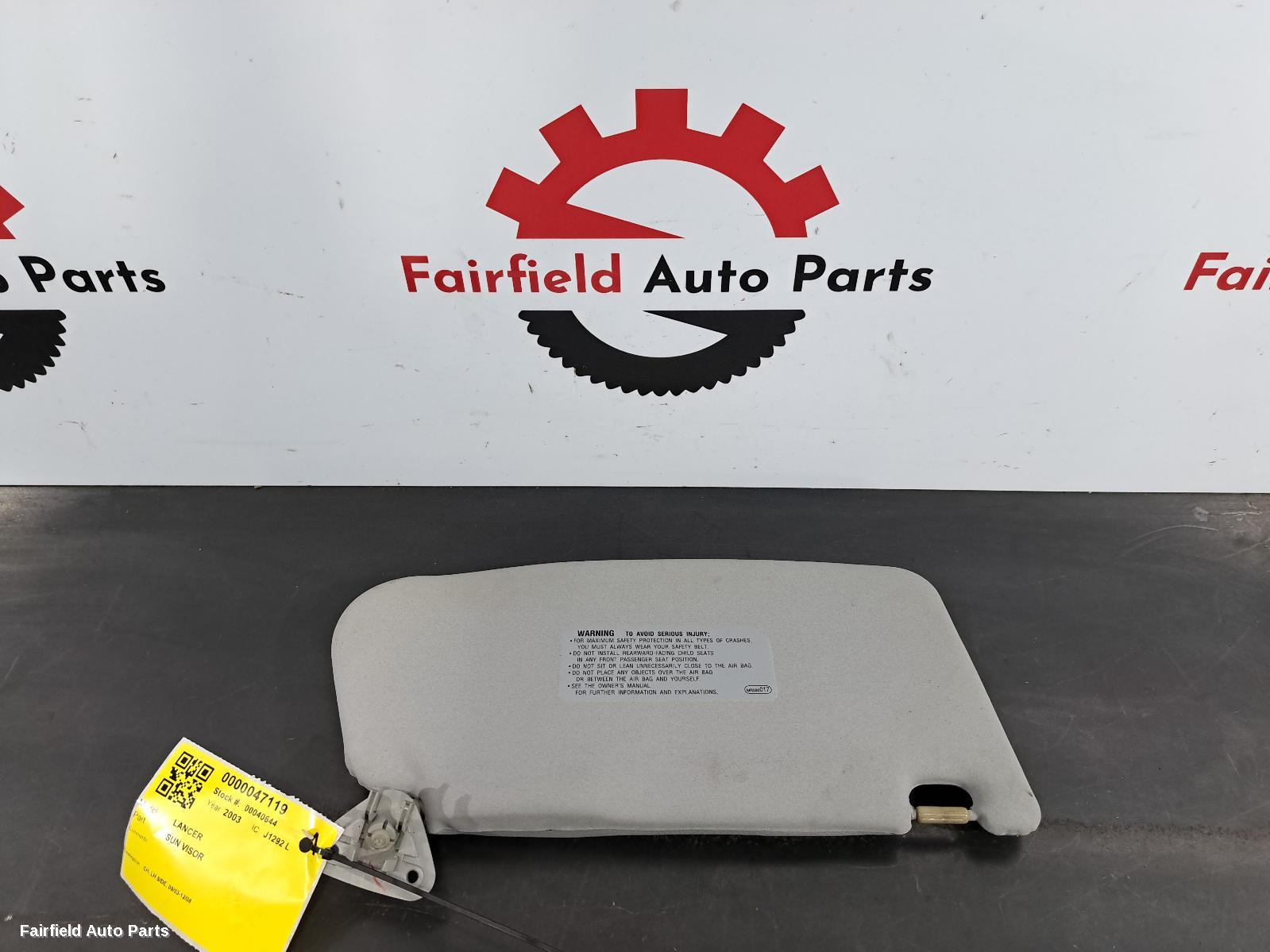 2003-2008 Mitsubishi Lancer Sunvisor