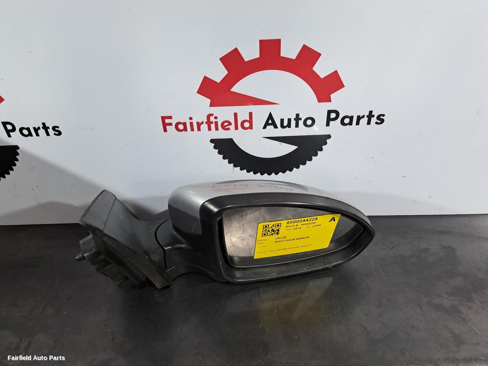 2009-2017 Holden Cruze Right Door Mirror
