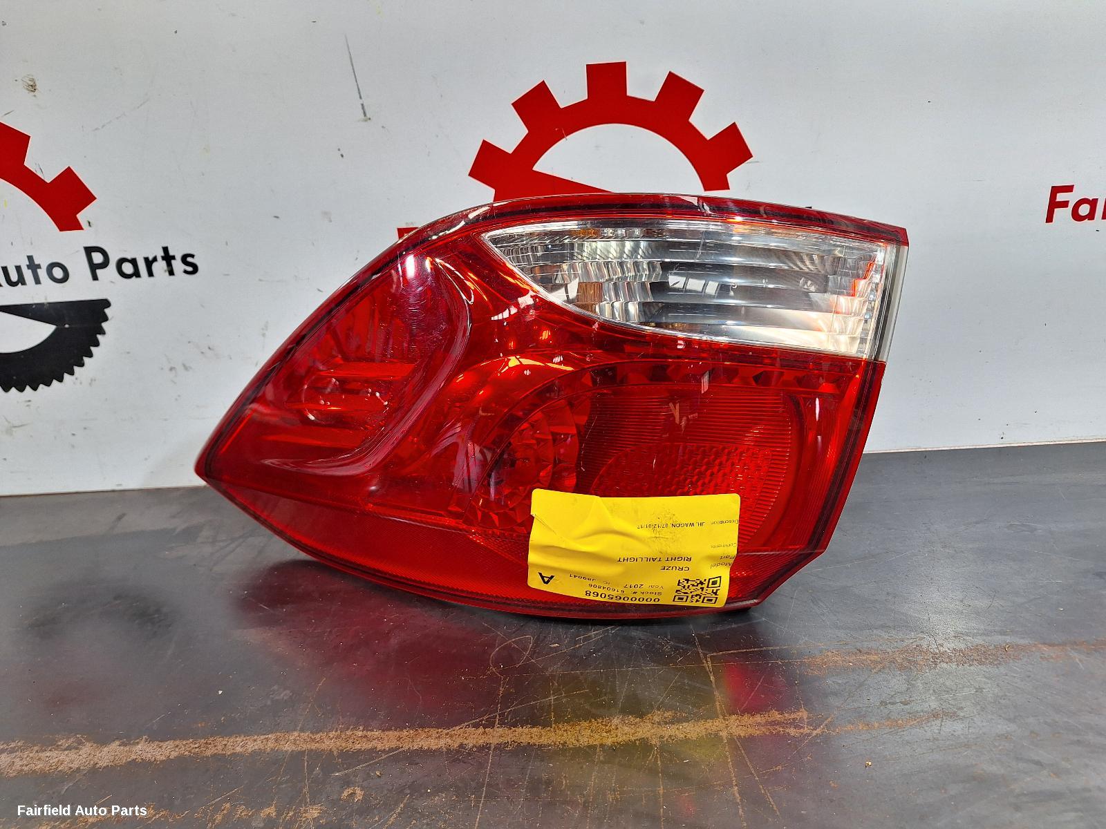 2012-2017 Holden Cruze Right Taillight