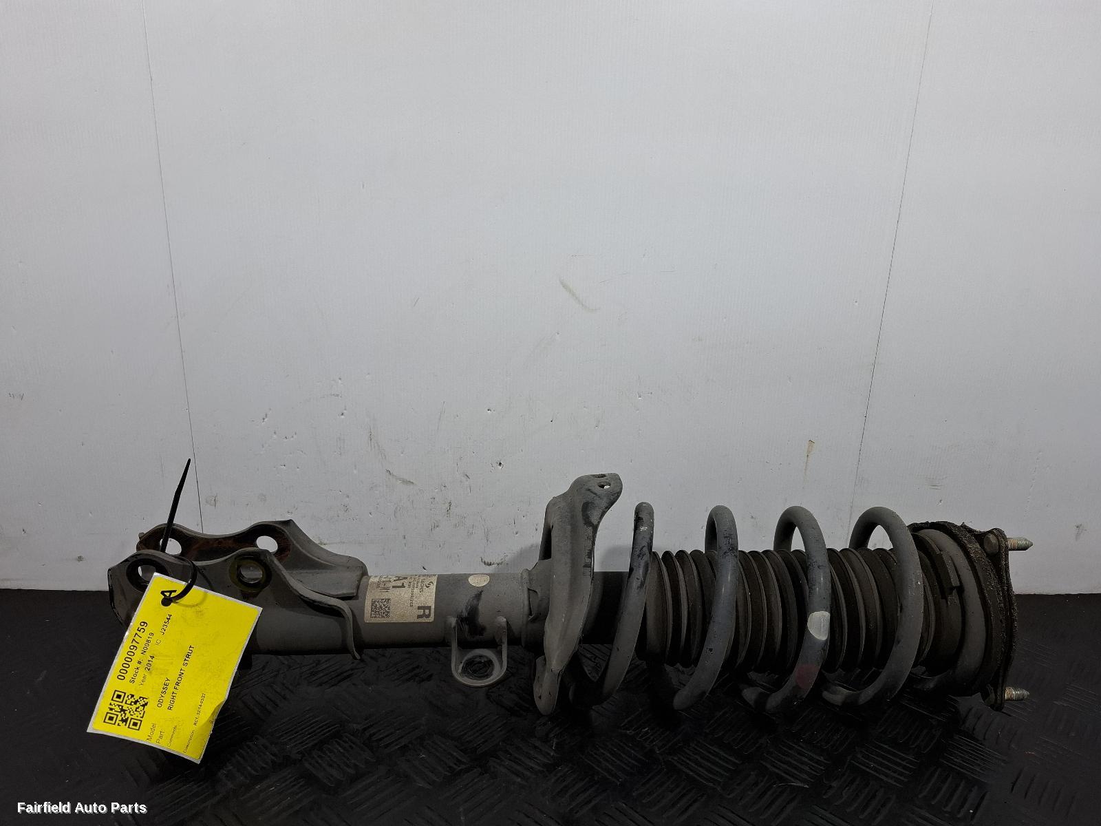 2014-2022 Honda Odyssey Right Front Strut