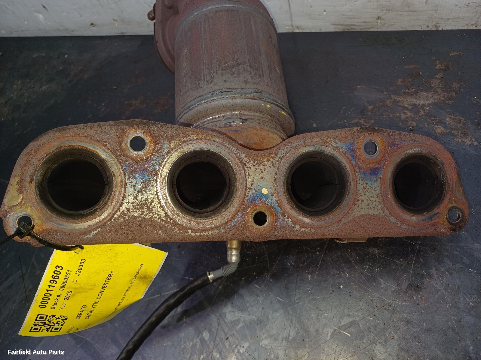 2018-2024 Kia Cerato Catalytic Converter