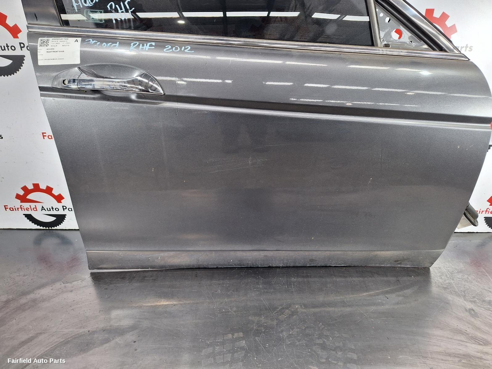 2008-2013 Honda Accord Right Front Door